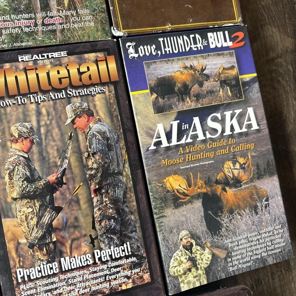 Vtg Lot Of 14 VHS Whitetail Deer Elk Alaska Hunting Monster Bucks Buckmasters